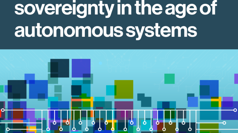 Establishing AI and data sovereignty in the age of autonomous systems