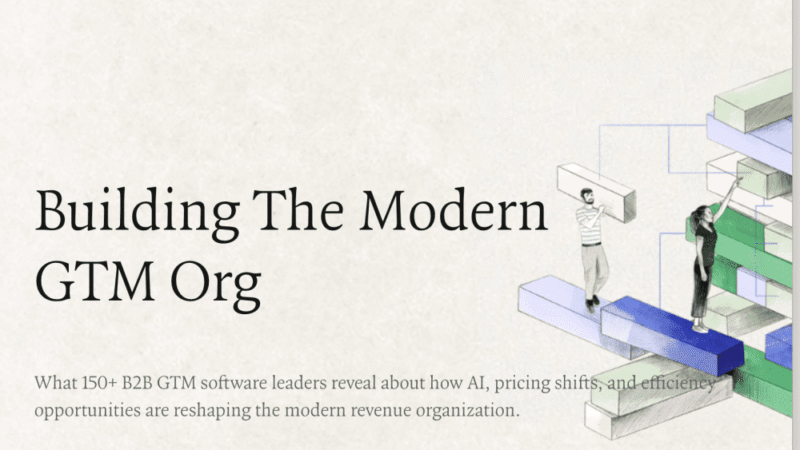 The Modern GTM Org in 2026: 20-30% Leaner, 9x Flatter, ~2x More Net New Revenue Per Rep.  The Latest from ICONIQ Growth.