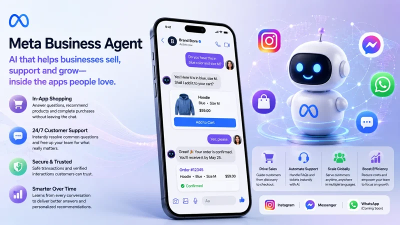Meta Business Agent Drives Conversational Commerce Automation